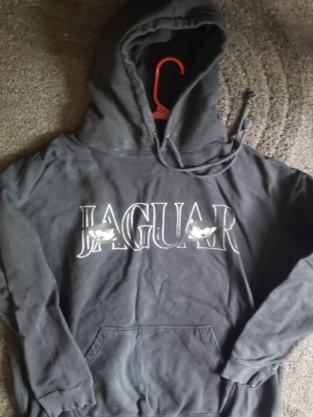 Victoria Monet  Jaguar  Black Pullover Hoodie Size 2XL Reflective Graphic